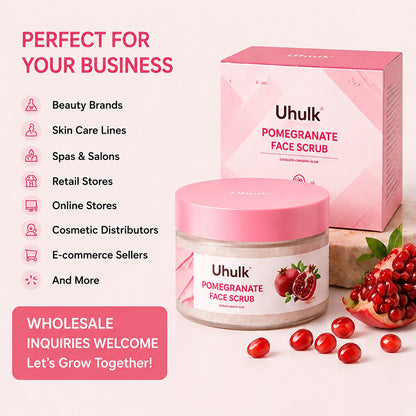 Uhulk Pomegranate Glow Face Scrub