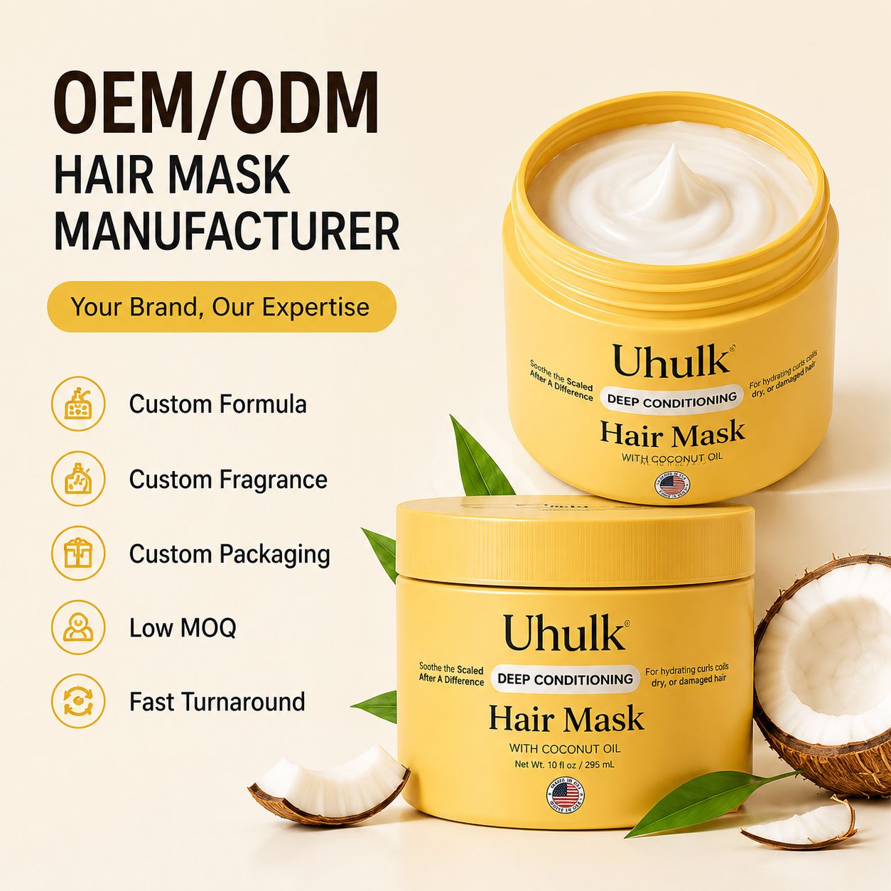Uhulk Coconut Hair Mask