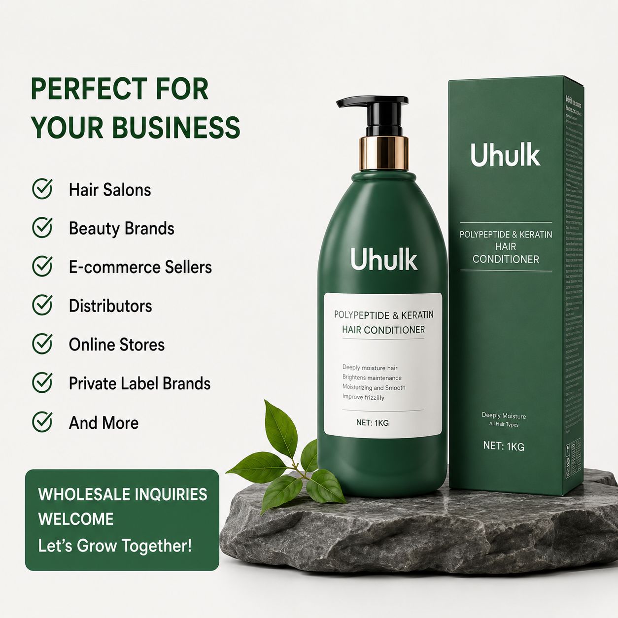 Uhulk Polypeptide Keratin Hair Conditioner