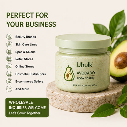 Uhulk Avocado Hydrating Body Scrub