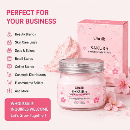 Uhulk Sakura Radiance Face Scrub