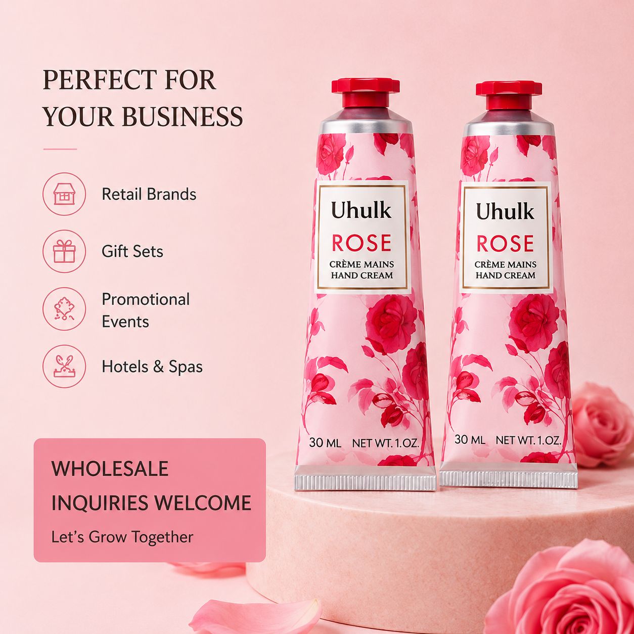 Uhulk Rose Hand Cream