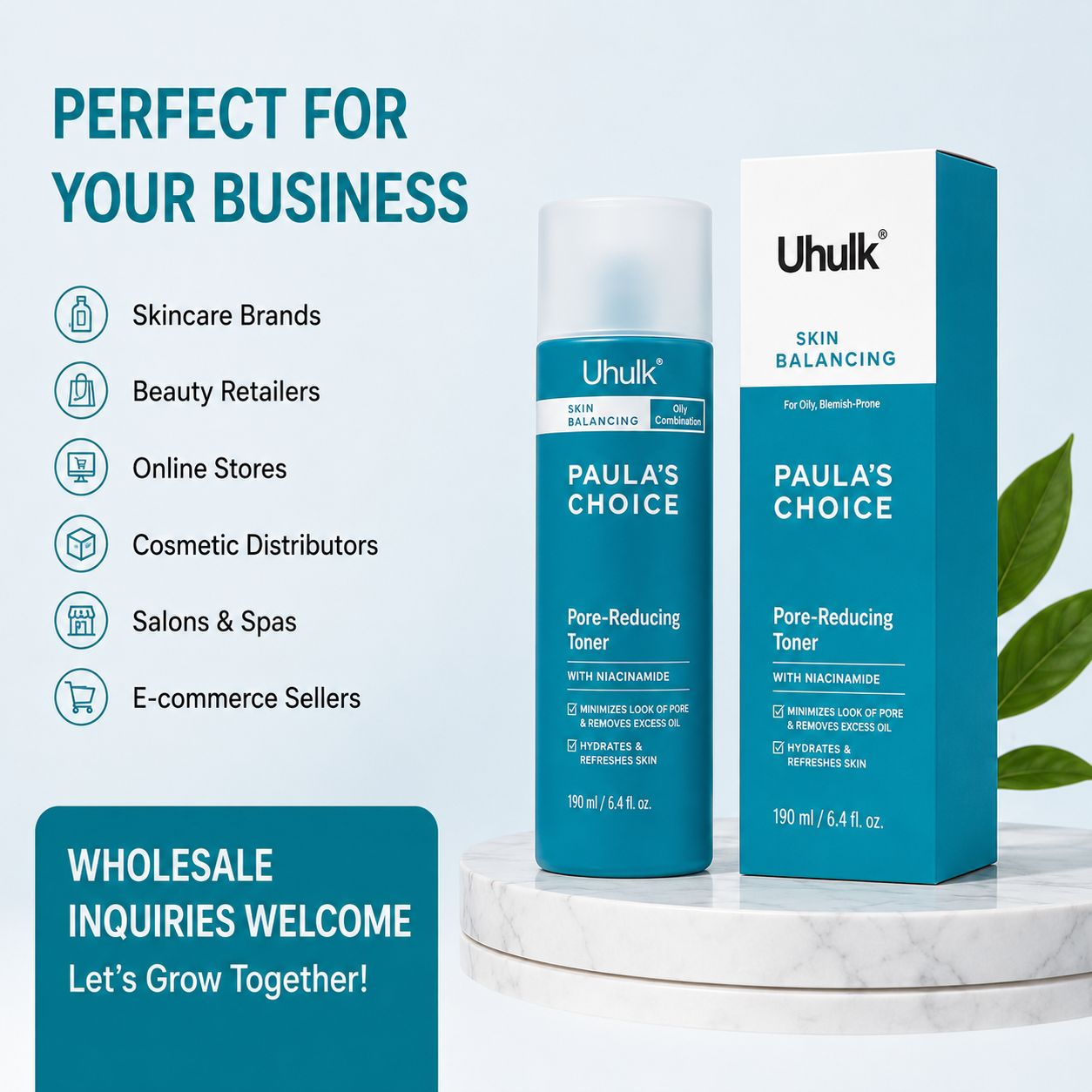 Uhulk Niacinamide Pore-Reducing Toner