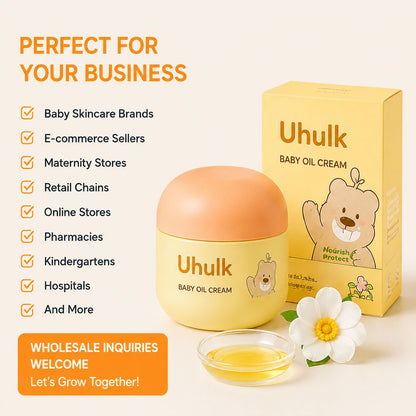 Uhulk Honey Moisture Baby Oil
