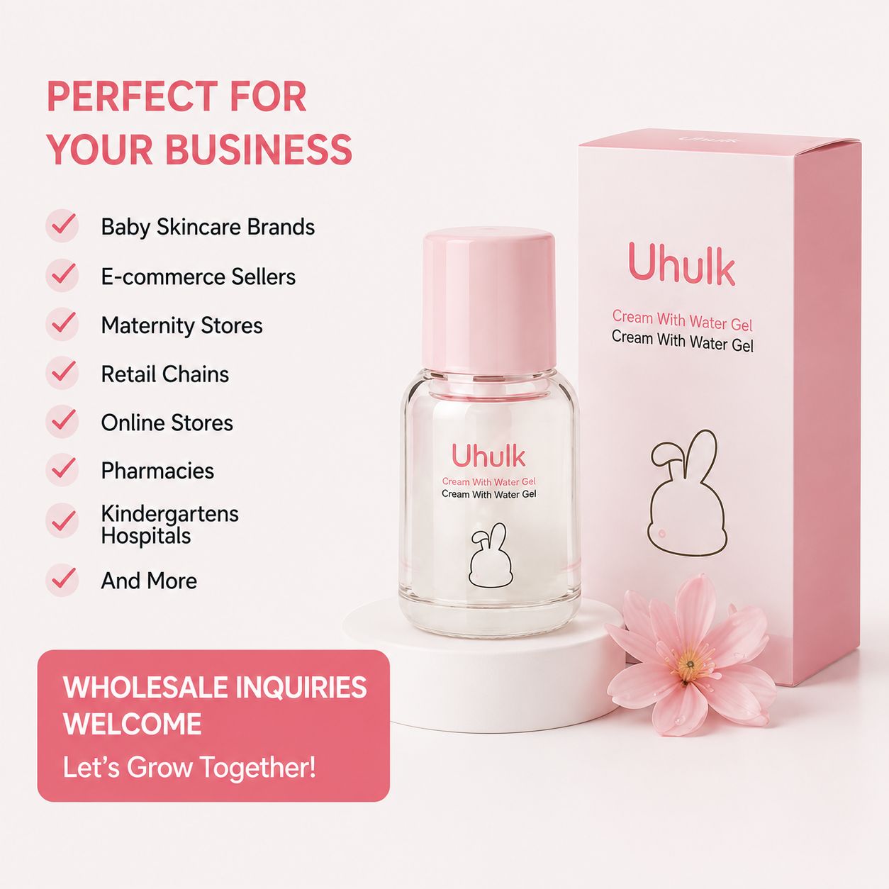Uhulk Water Gel Hydrating Baby Cream