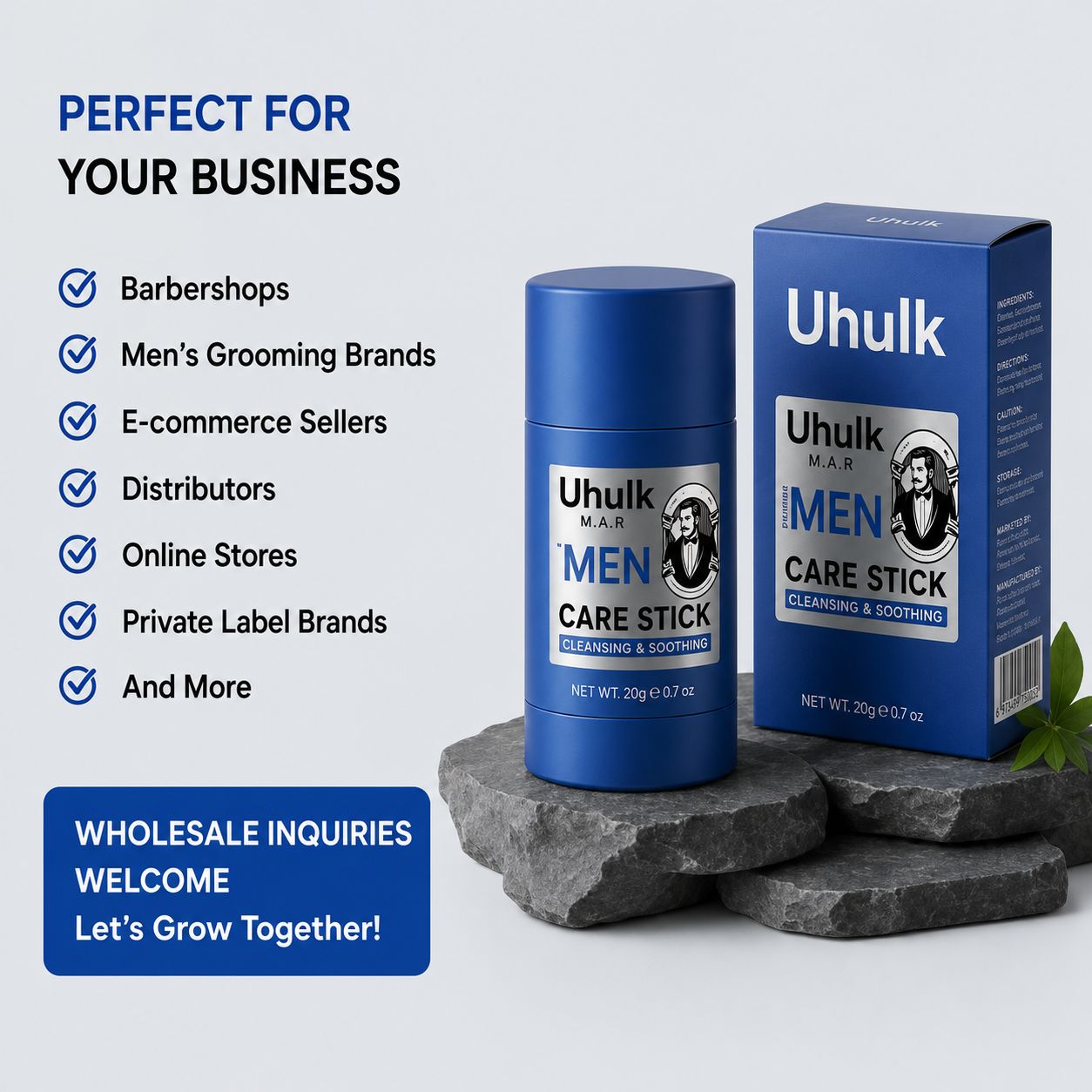 Uhulk Daily Beard Care Stick