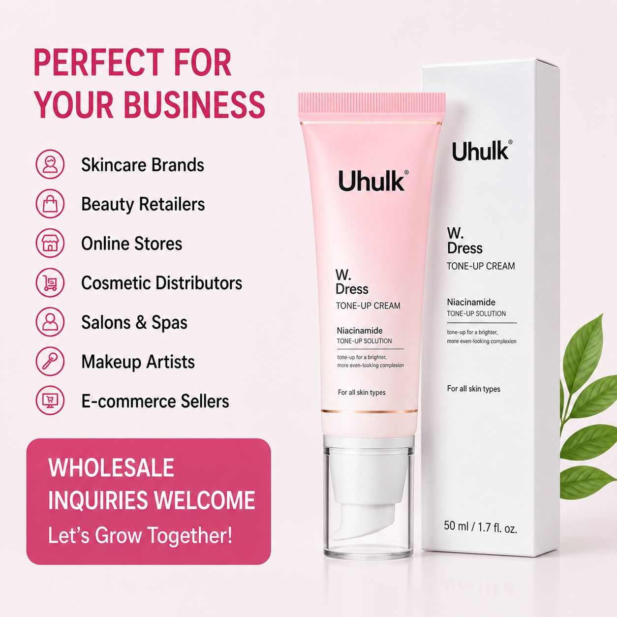 Uhulk Niacinamide Tone-Up Concealer Cream