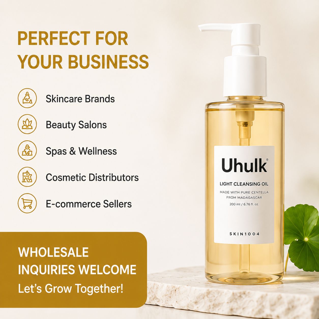 Uhulk Centella Light Cleansing Oil