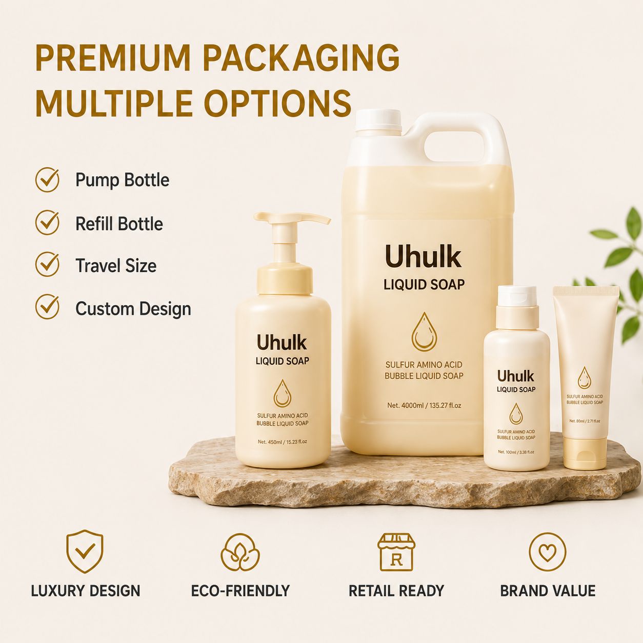 Uhulk Amino Acid Cleansing Liquid Soap