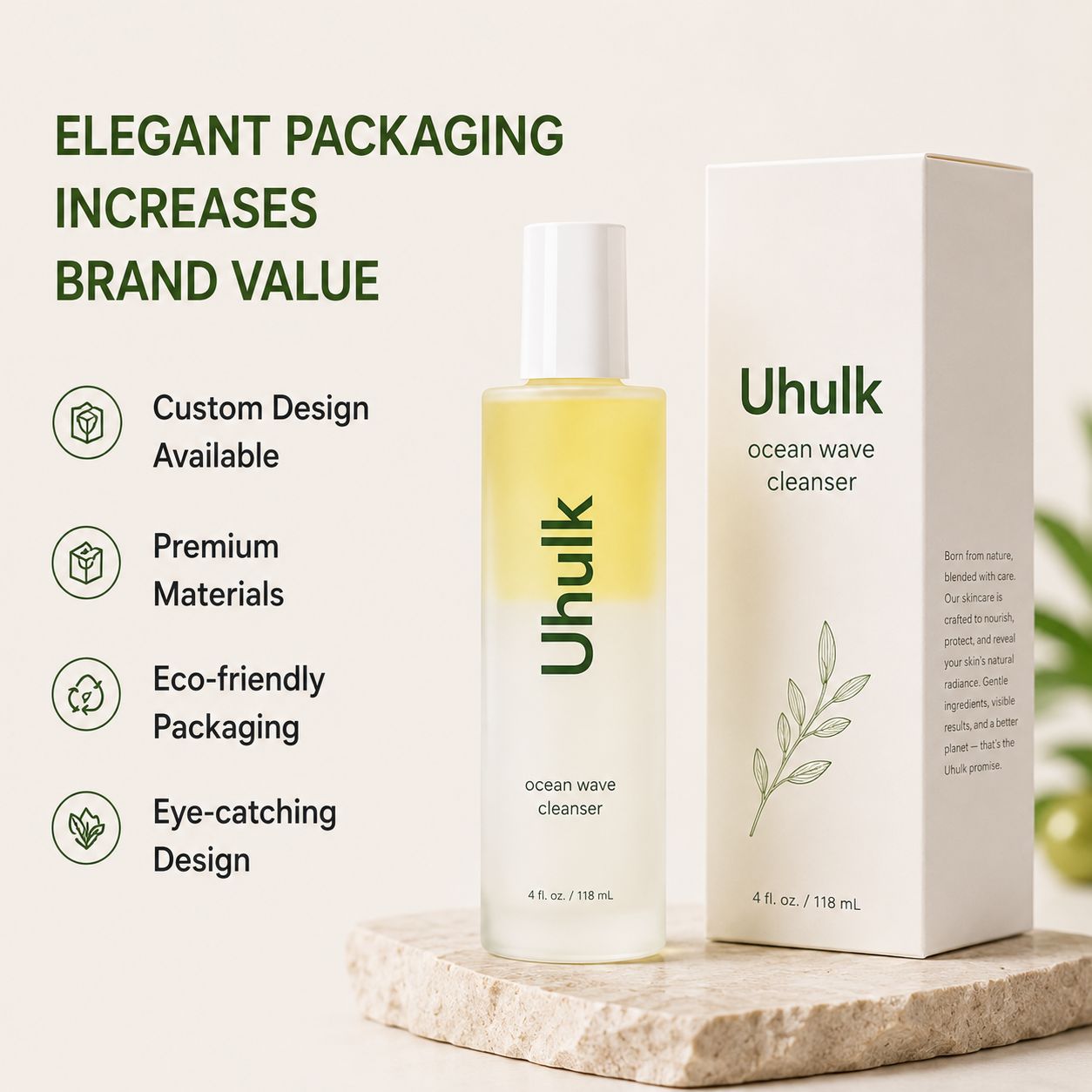 Uhulk Ocean Wave Facial Cleanser