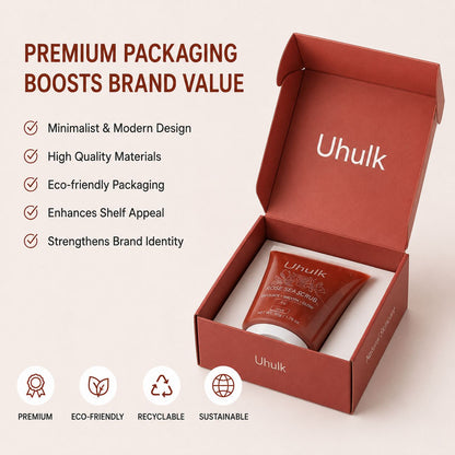 Uhulk Rose Sea Salt Exfoliating Face Scrub
