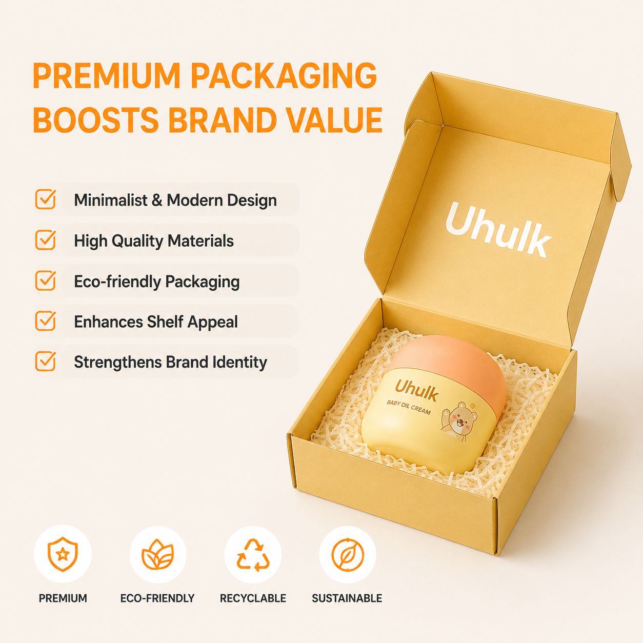 Uhulk Honey Moisture Baby Oil