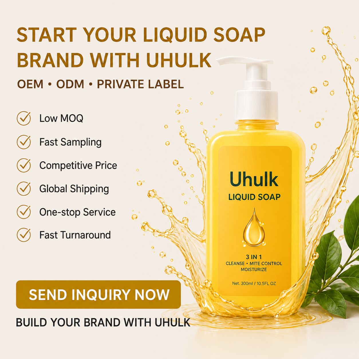 Uhulk Sulfur Mite Control Liquid Soap