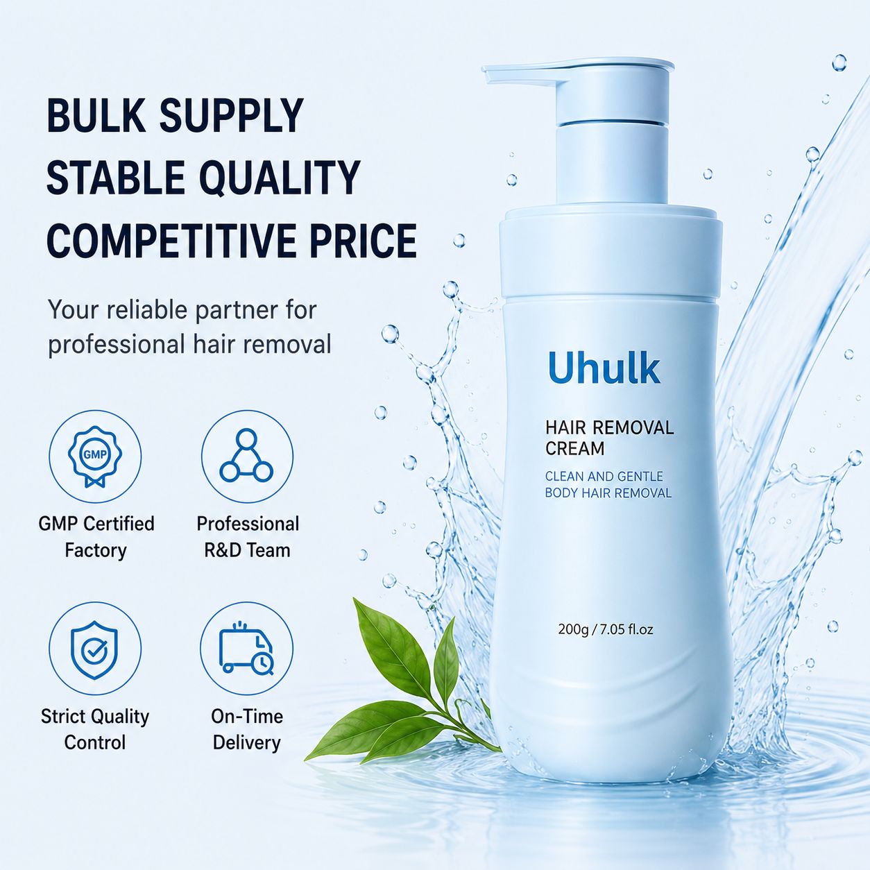 Uhulk Sensitive Skin Hair Removal Cream