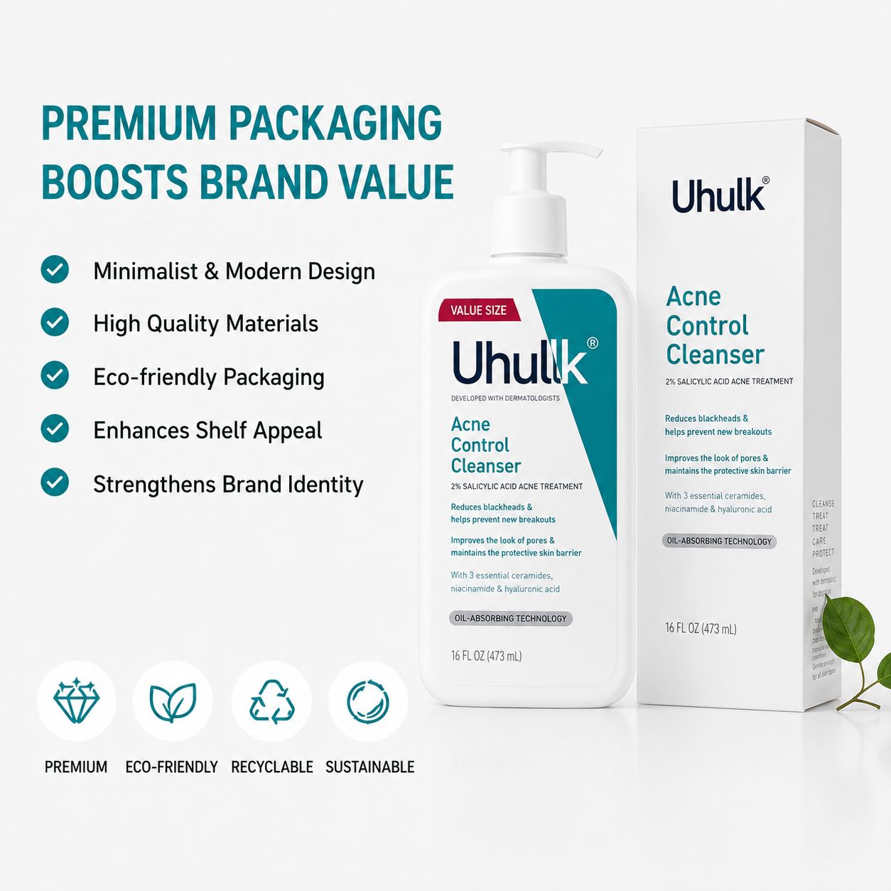 Uhulk Acne Control Cleanser