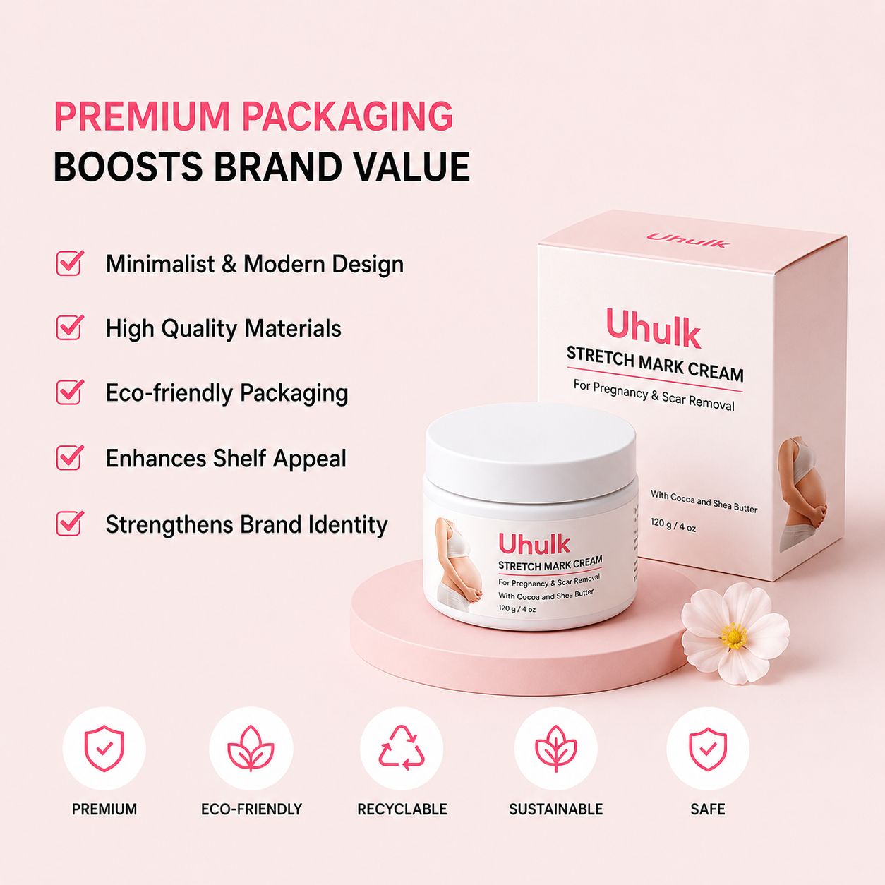 Uhulk Shea Butter Stretch Mark Cream