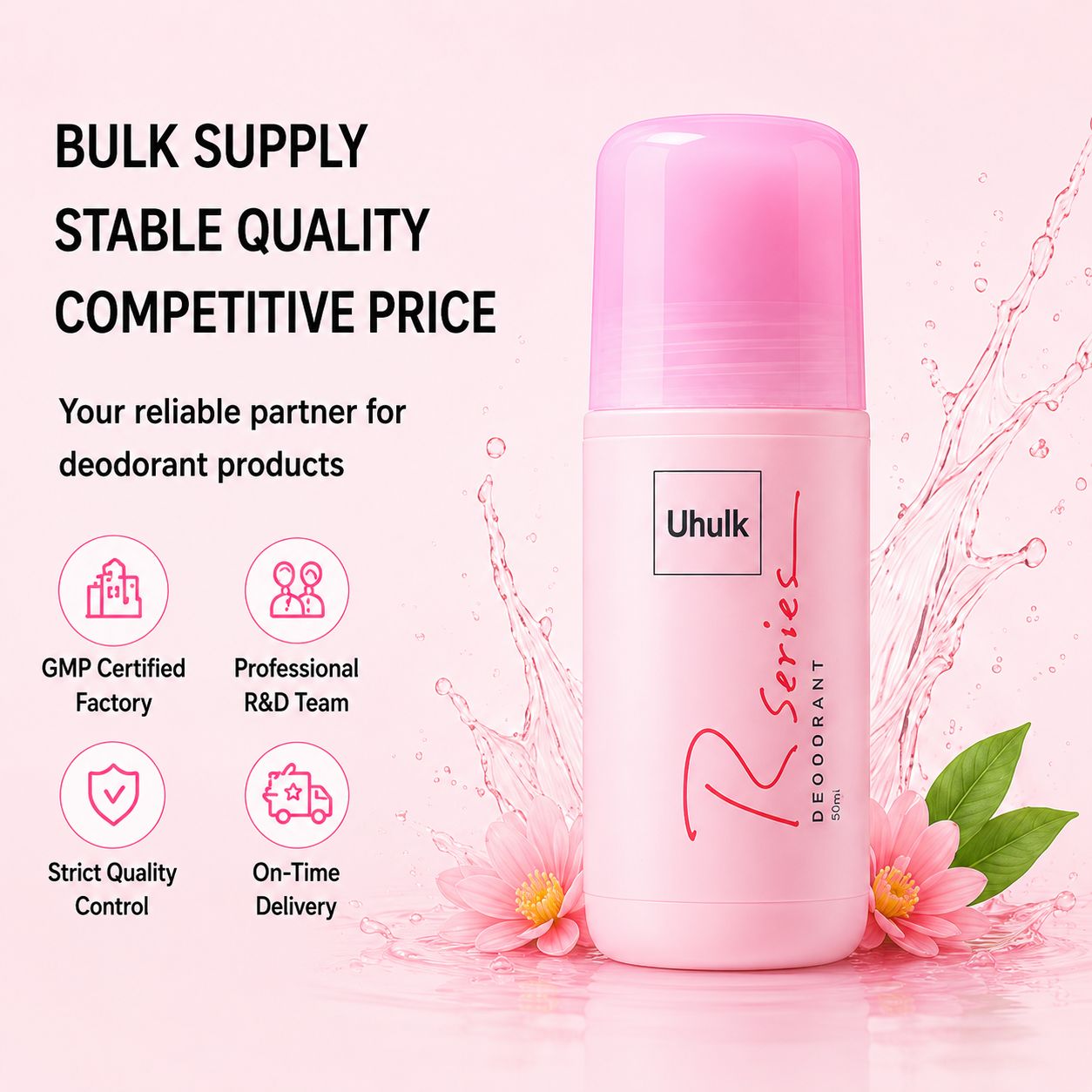 Uhulk Gentle Roll-On Deodorant