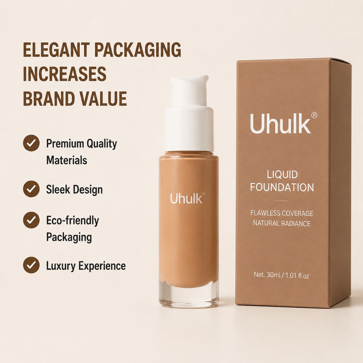 Uhulk Radiance Liquid Foundation
