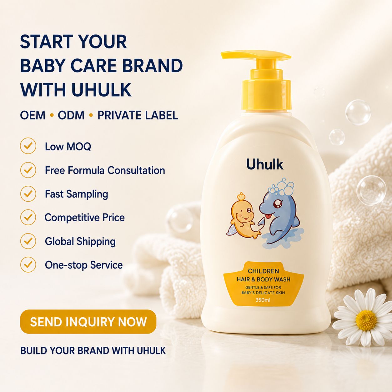 Uhulk Sensitive Baby Wash