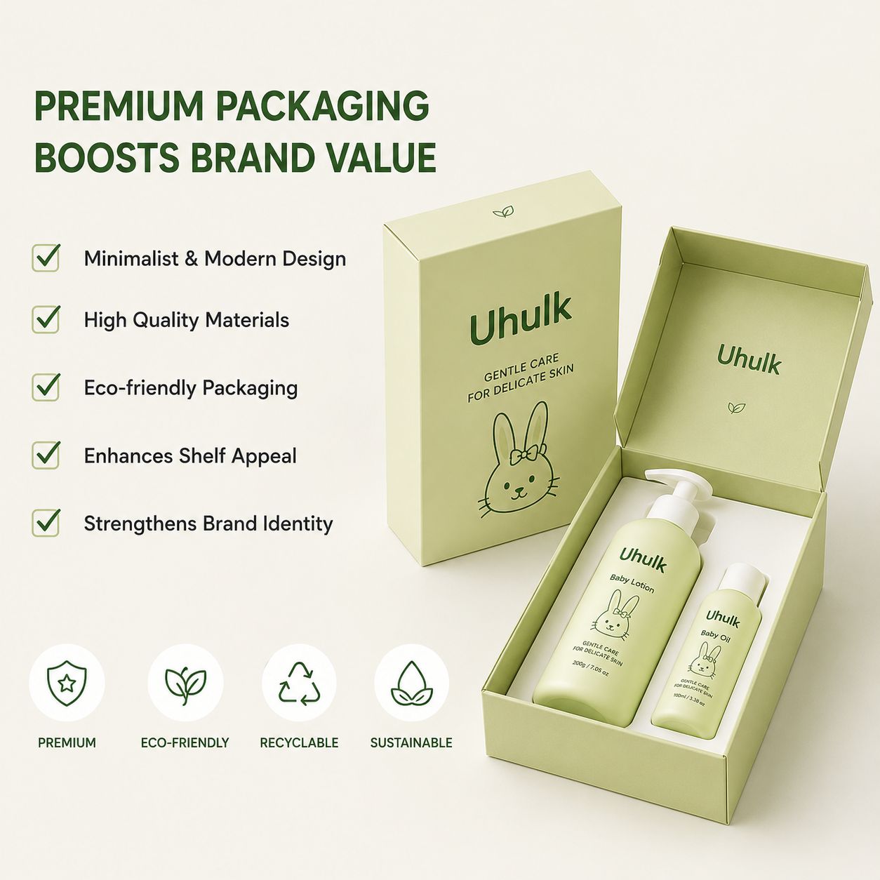 Uhulk Apple Moisture Baby Lotion