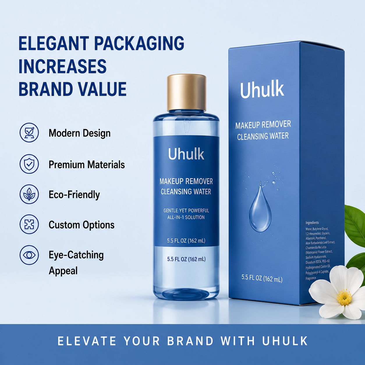 Uhulk Hydra Makeup Remover Water