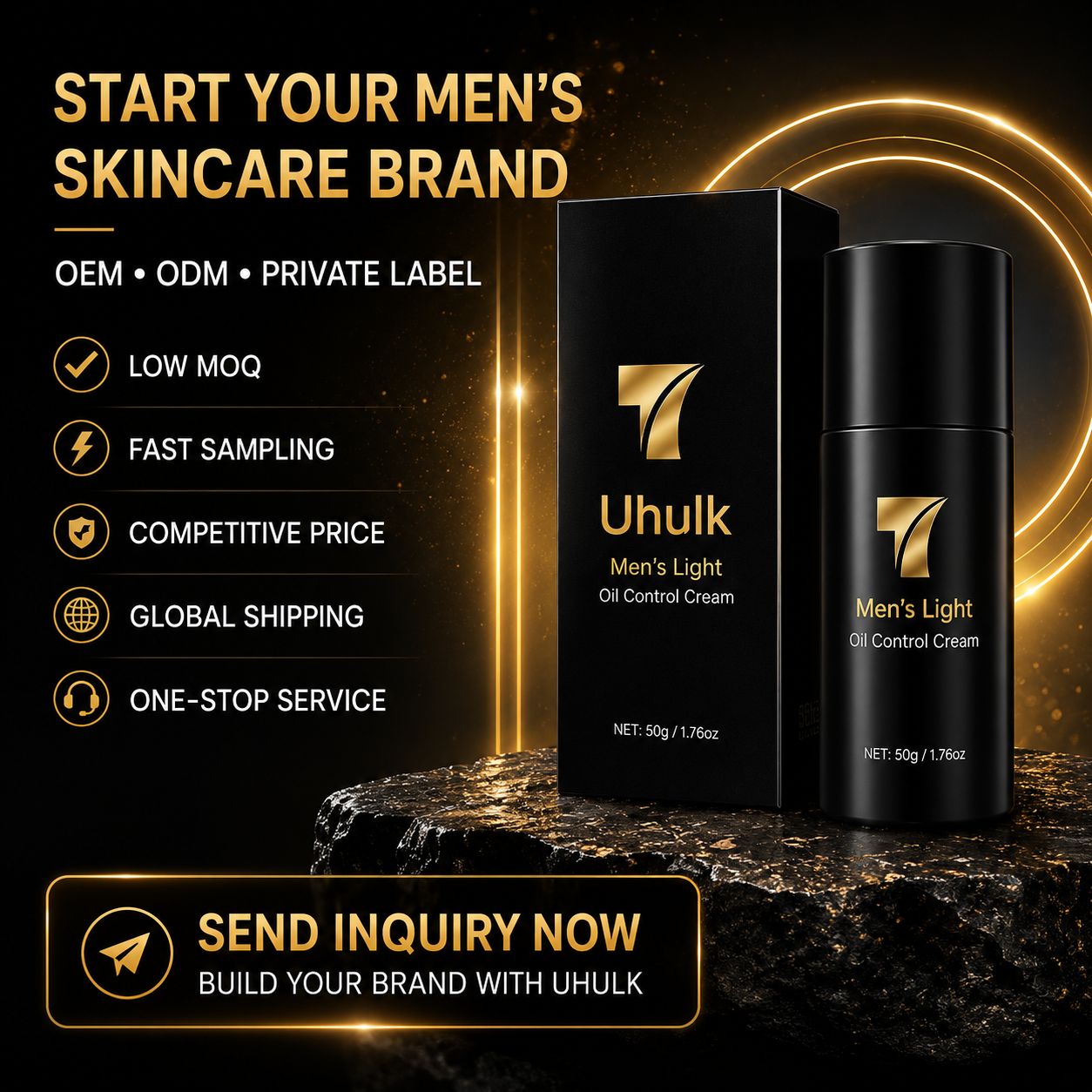 Uhulk Men Oil Control Tone-Up Cream