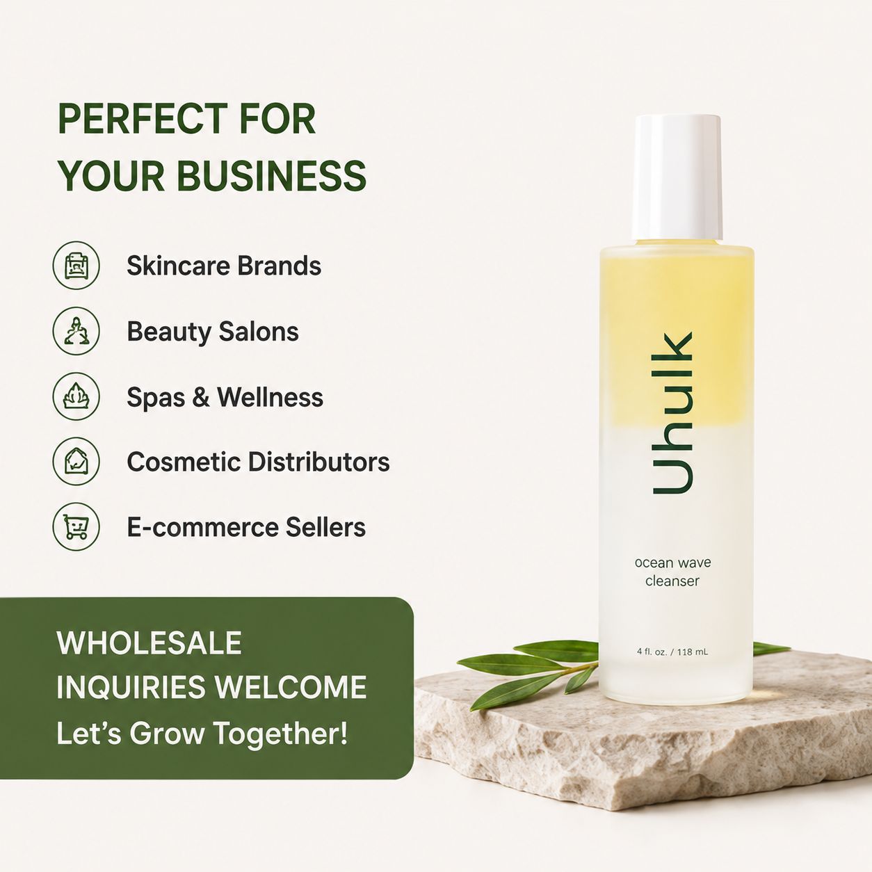 Uhulk Ocean Wave Facial Cleanser