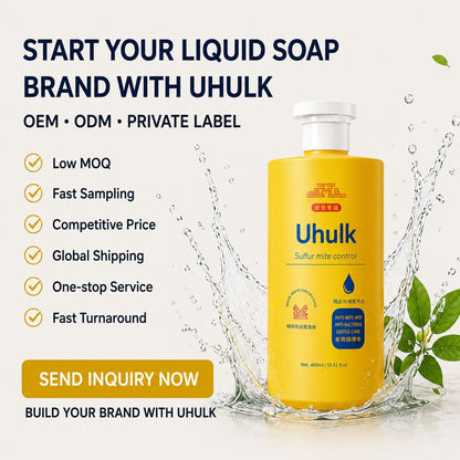 Uhulk Sulfur Anti-Mite Liquid Soap