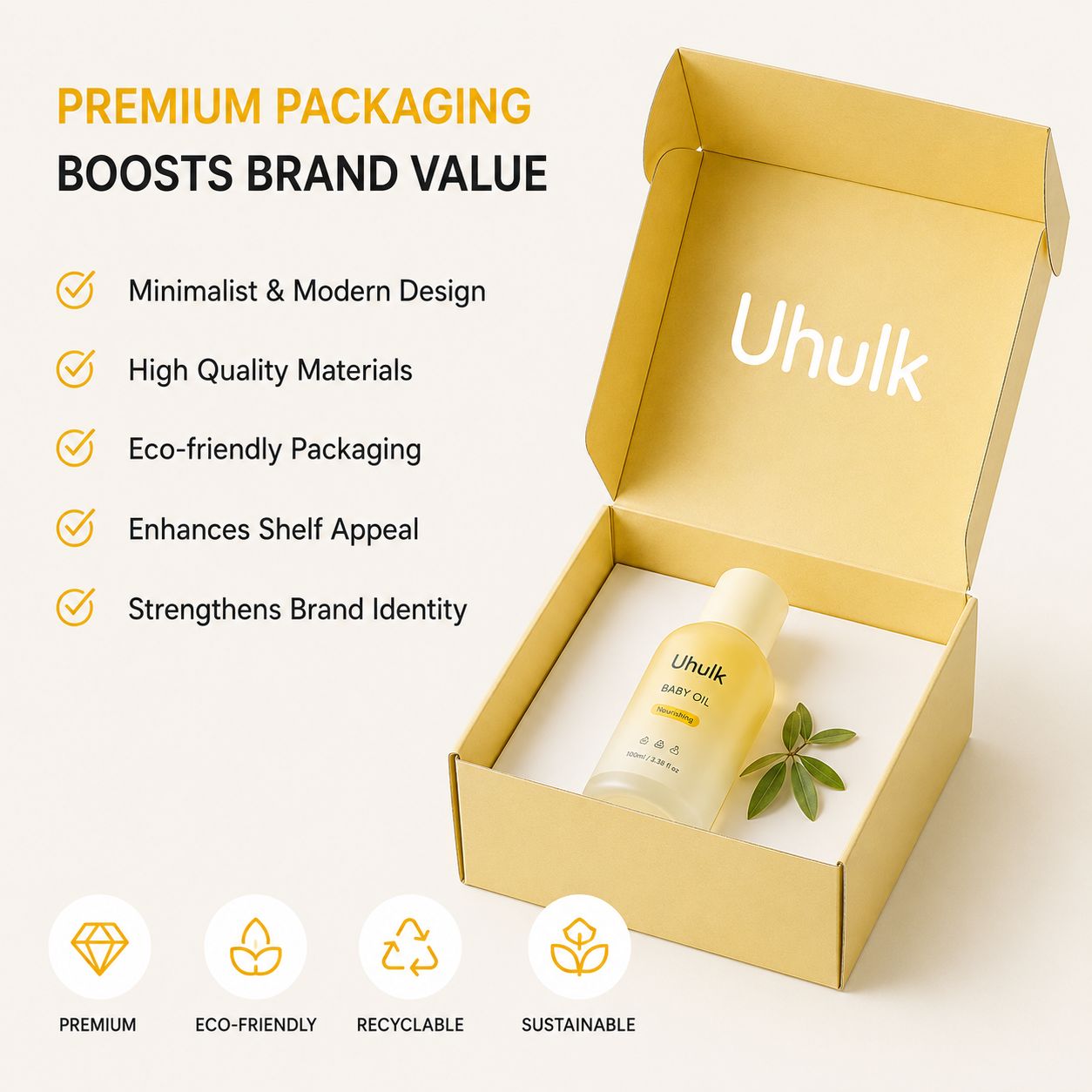 Uhulk Avocado Nourishing Baby Oil