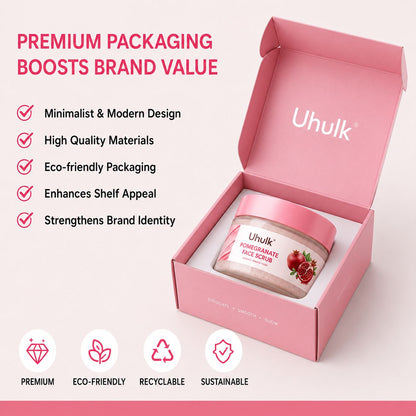 Uhulk Pomegranate Glow Face Scrub