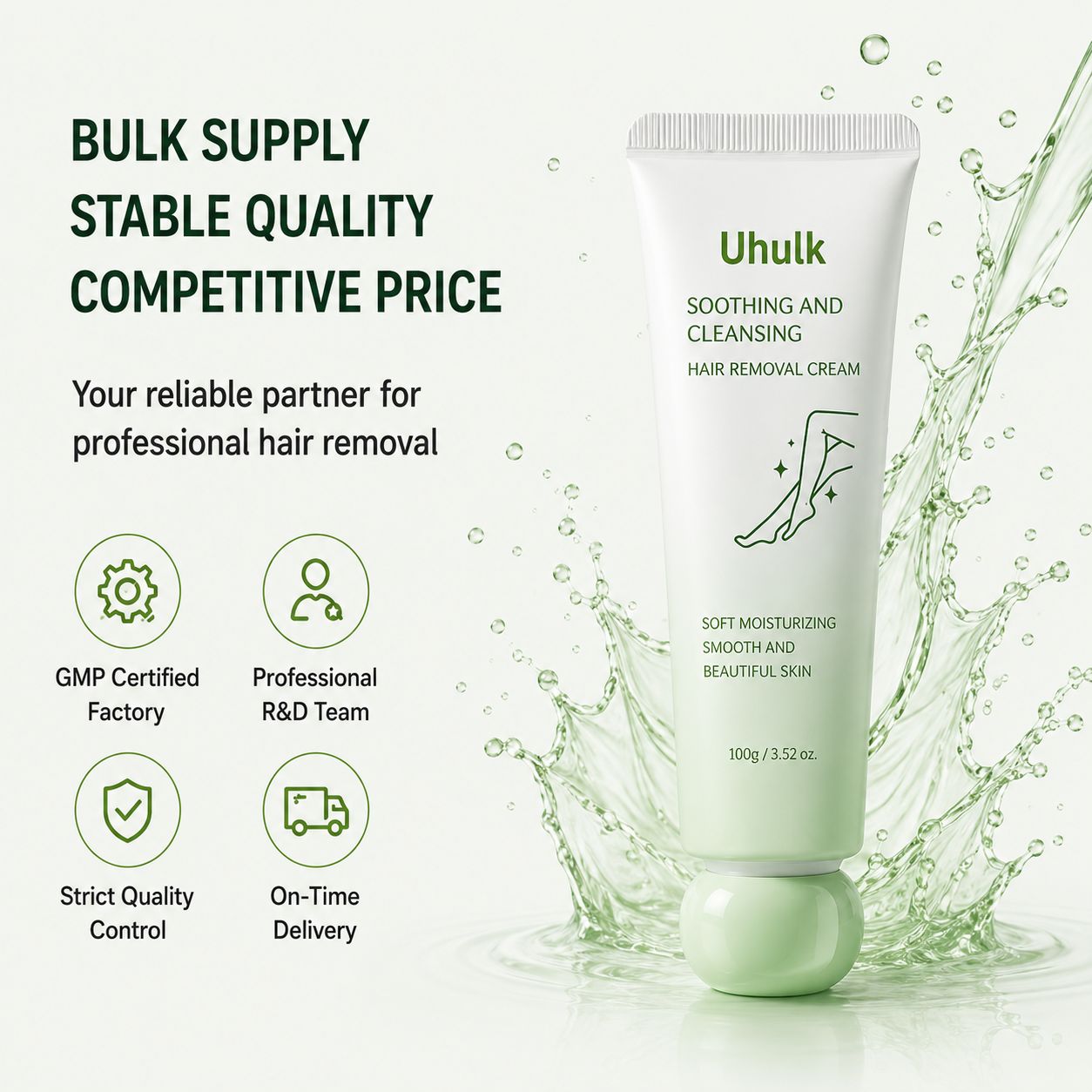 Uhulk Soothing Hair Removal Cream